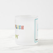 Personalisierte Pioneer-Schule Mattierte Tasse (Mittel)
