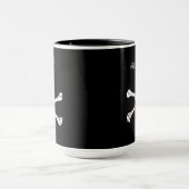 Personalisierte Pirate Skull Crossbones Kaffee Tas Tasse (Zentrum)