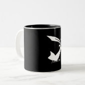 Personalisierte Piraten-Flaggen-Arm-und Zweifarbige Tasse (Vorderseite Links)