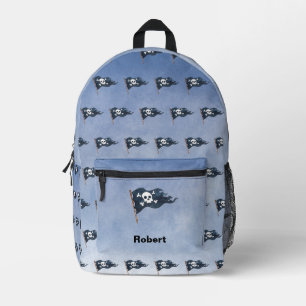 Personalisierte Piratenflagge Bedruckter Rucksack