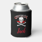 Personalisierte Piratenflagge (Cutlass) Dosenkühler (Kanne Rückseite)