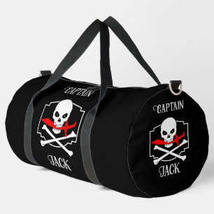 Personalisierte Piratenflagge (Cutlass) Duffle Bag