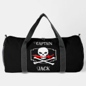 Personalisierte Piratenflagge (Cutlass) Duffle Bag (Rückseite)