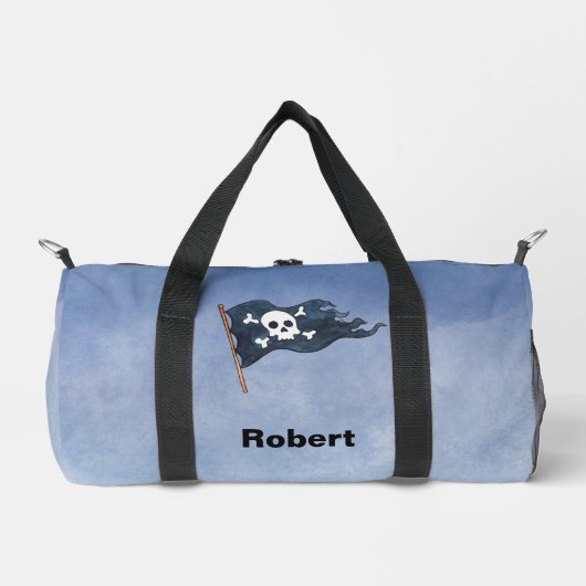 Personalisierte Piratenflagge Duffle Bag (Vorderseite)