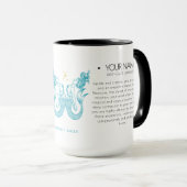 Personalisierte Pisces Zodiac 15 oz Kaffee Tasse (VorderseiteRechts)