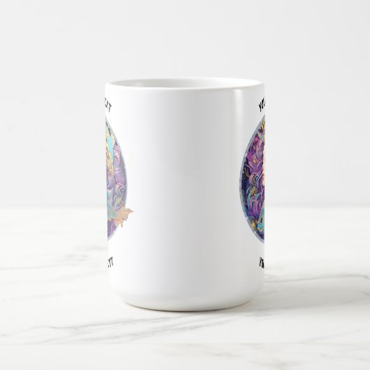 PERSONALISIERTE PISCES ZODIAC SIGN KAFFEETASSE (Mittel)