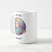 PERSONALISIERTE PISCES ZODIAC SIGN KAFFEETASSE (Vorderseite Links)