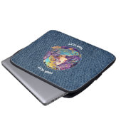 PERSONALISIERTE PISCES ZODIAC SIGN LAPTOPSCHUTZHÜLLE (Vorne Knopf)