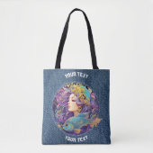 PERSONALISIERTE PISCES ZODIAC SIGN TASCHE (Vorderseite)