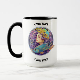 PERSONALISIERTE PISCES ZODIAC SIGN TASSE
