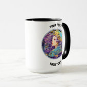 PERSONALISIERTE PISCES ZODIAC SIGN TASSE (VorderseiteRechts)