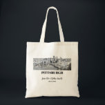 Personalisierte Pittsburgh Skyline Wedding Tote Ba Tragetasche<br><div class="desc">Eine perfekte Begrüßungsgeschenktasche für die Gäste oder als Geschenk für die Neuvermählten!</div>