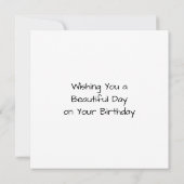 Personalisierte Pixel Art Garden Geburtstag Karte (Rückseite)