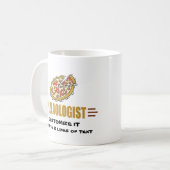 Personalisierte Pizza Kaffeetasse (Vorderseite Links)