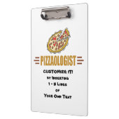Personalisierte Pizza Klemmbrett (Links)