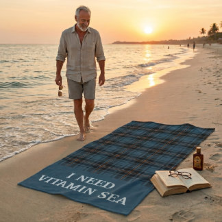 Personalisierte Plaid Beach Rentirement Geschenke Strandtuch