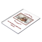 Personalisierte PLATTEN | CARE PLAN | Foto hinzufü Notizblock (Linke Seite)