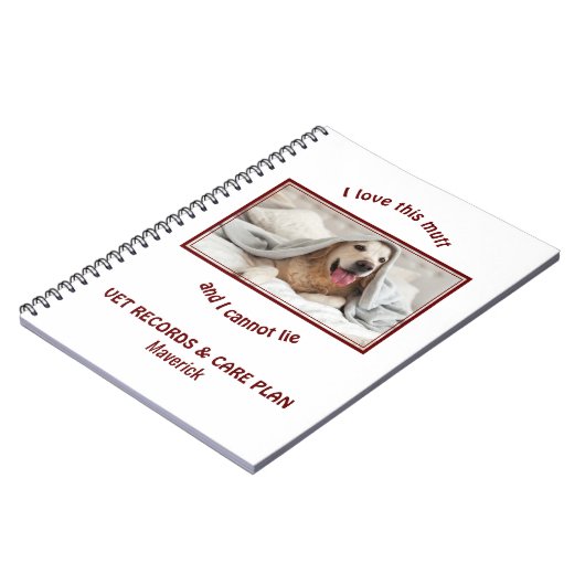 Personalisierte PLATTEN | CARE PLAN | Foto hinzufü Notizblock (Linke Seite)