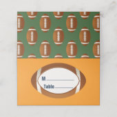 Personalisierte Platzkarte (Außenseite Aufgefaltet)