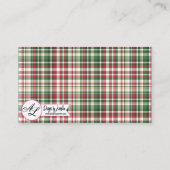 Personalisierte Platzkarten Gold Glitzer Rentier P (Rückseite)