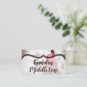 Personalisierte Platzkarten Land Holzschlüssel für (Stehend Vorderseite)