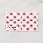 Personalisierte Platzkarten Rentiere Weihnachten X (Rückseite)