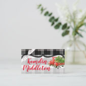 Personalisierte Platzkarten XMAS Truck Weihnachtsb (Stehend Vorderseite)