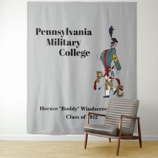 Personalisierte PMC-Kadett-Tapestry Wandteppich (Beispiel)