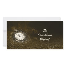 Personalisierte Pocket Watch Countdown Neujahr Car