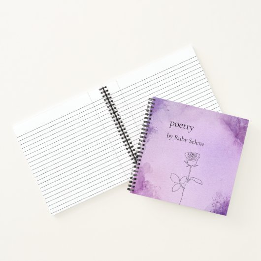 Personalisierte Poesie Notizblock (Innenseite)