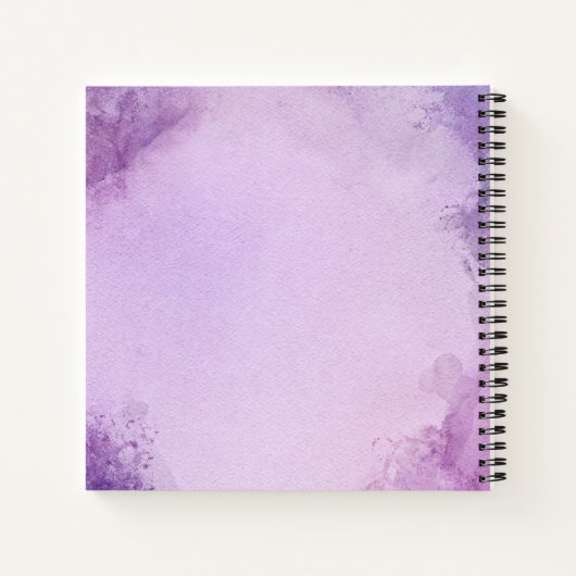 Personalisierte Poesie Notizblock (Rückseite)