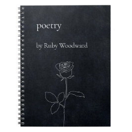 Personalisierte Poesie Notizblock