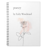 Personalisierte Poesie Notizblock (Vorderseite)