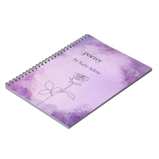 Personalisierte Poesie Notizblock (Linke Seite)