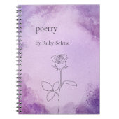 Personalisierte Poesie Notizblock (Vorderseite)