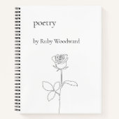 Personalisierte Poesie Notizblock (Vorderseite)