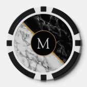Personalisierte Poker-Chips für Ihren Letter Marbl Pokerchips (Vorderseite)