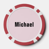 Personalisierte Poker-Chips für Ihren Namen Pokerchips (Rückseite)
