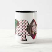 Personalisierte Poker-Gesichtspassage Tasse (Zentrum)
