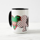 Personalisierte Poker-Gesichtspassage Tasse (Vorderseite Links)