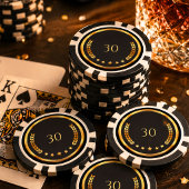 Personalisierte Pokerchips zum 30. Geburtstag