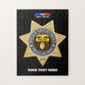 Personalisierte Polizeiabteilung Puzzle (Vertikal)