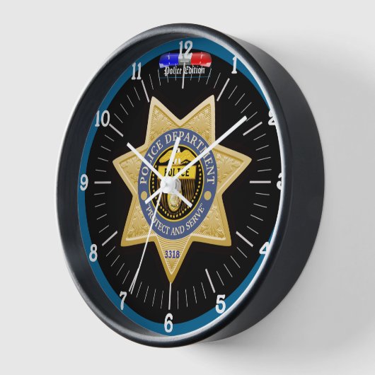 Personalisierte Polizeiausgabe Uhr (Winkel)