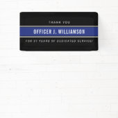 Personalisierte Polizeiresignation Banner (InSitu)