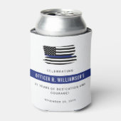 Personalisierte Polizeiresignation Dosenkühler (Kanne Vorderseite)