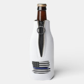 Personalisierte Polizeiresignation Flaschenkühler (Flasche Rückseite)