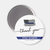 Personalisierte Polizeiresignation Magnet (Vorderseite/Rückseite)