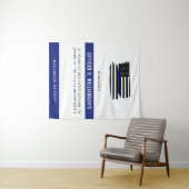 Personalisierte Polizeiresignation Wandteppich (Beispiel (Horizontal))