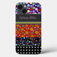 personalisierte Polka-Punktmuster