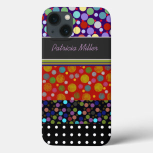 personalisierte Polka-Punktmuster Case-Mate iPhone Hülle